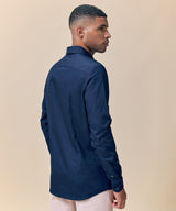 Camisa Pechera Ojal Slim Fit
