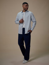 Camisa Pechera Ojal Slim Fit