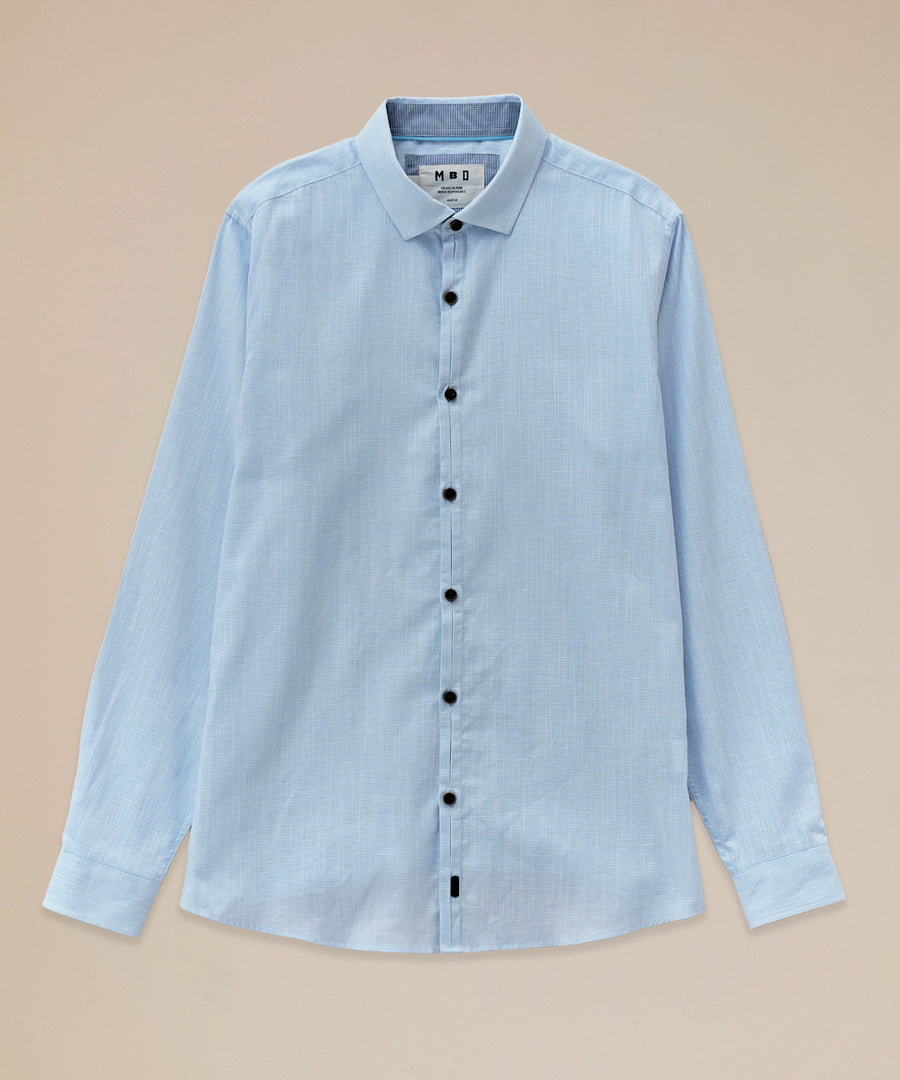 Camisa Pechera Ojal Slim Fit