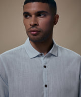 Camisa Pechera Ojal Slim Fit