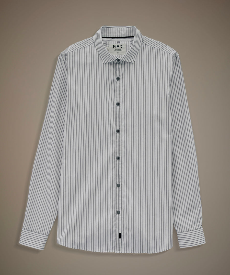 Camisa Pechera Ojal Slim Fit