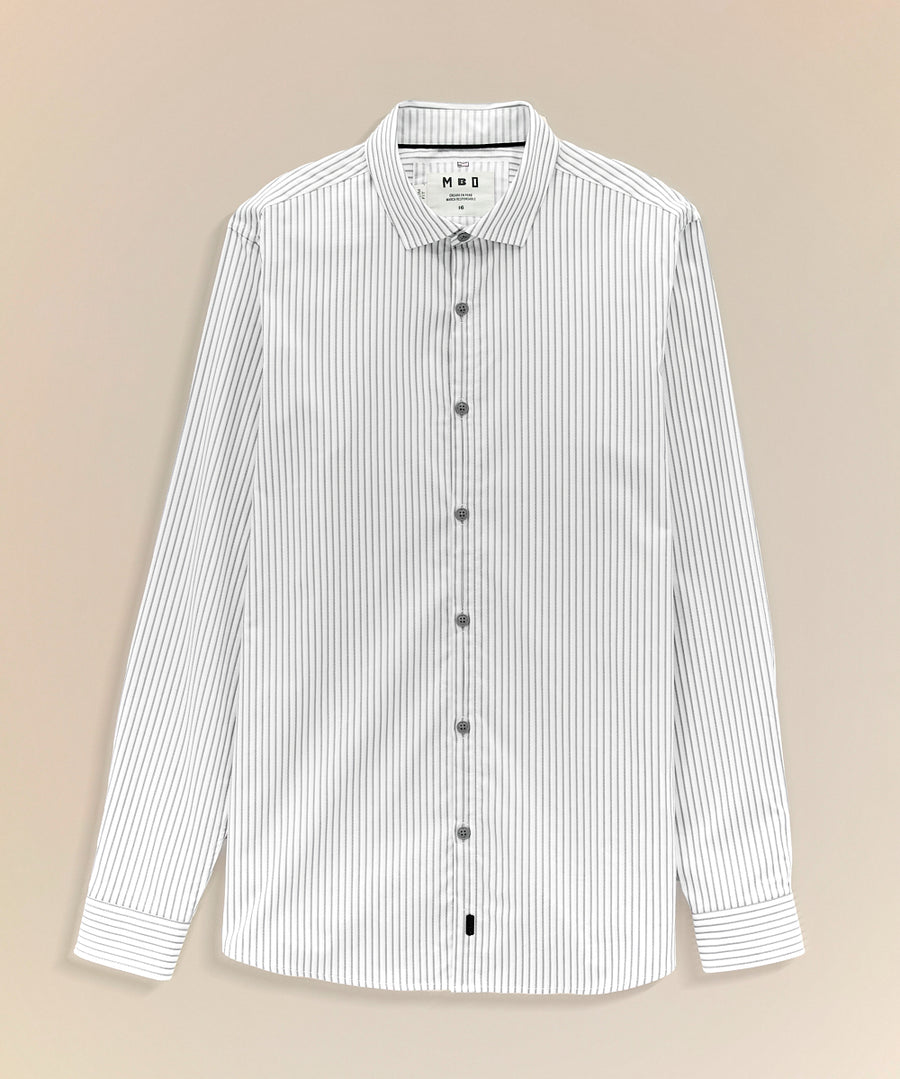 Camisa Pechera Ojal Slim Fit