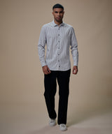 Camisa Pechera Ojal Slim Fit