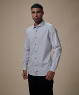 Camisa Pechera Ojal Slim Fit