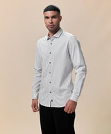 Camisa Pechera Ojal Slim Fit