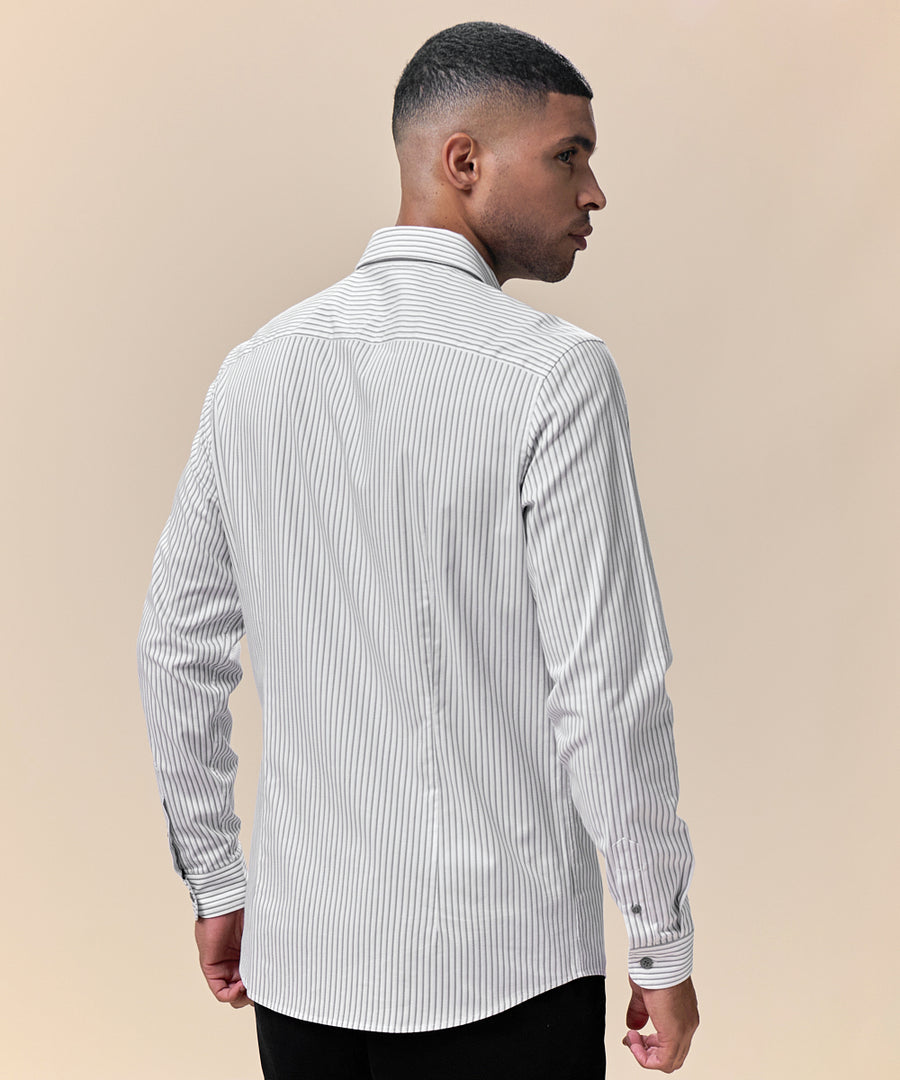 Camisa Pechera Ojal Slim Fit