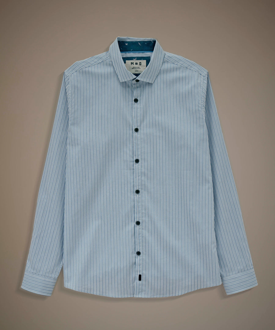 Camisa Pechera Ojal Classic Fit