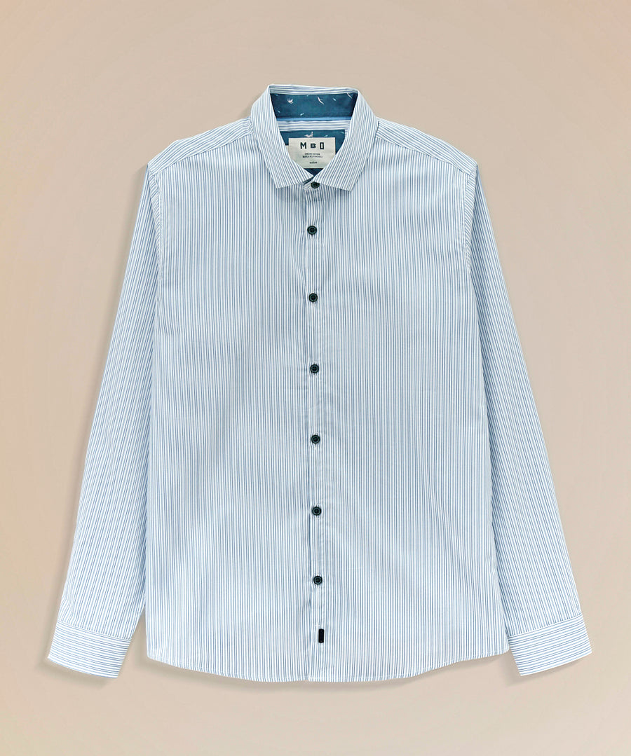 Camisa Pechera Ojal Classic Fit