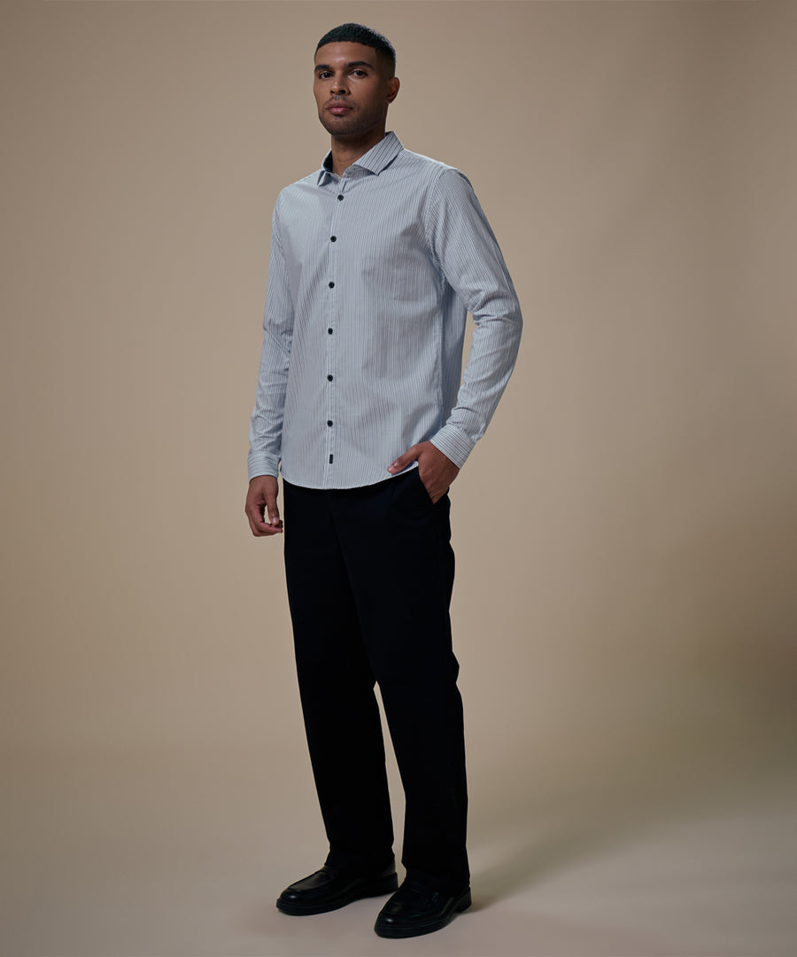 Camisa Pechera Ojal Classic Fit