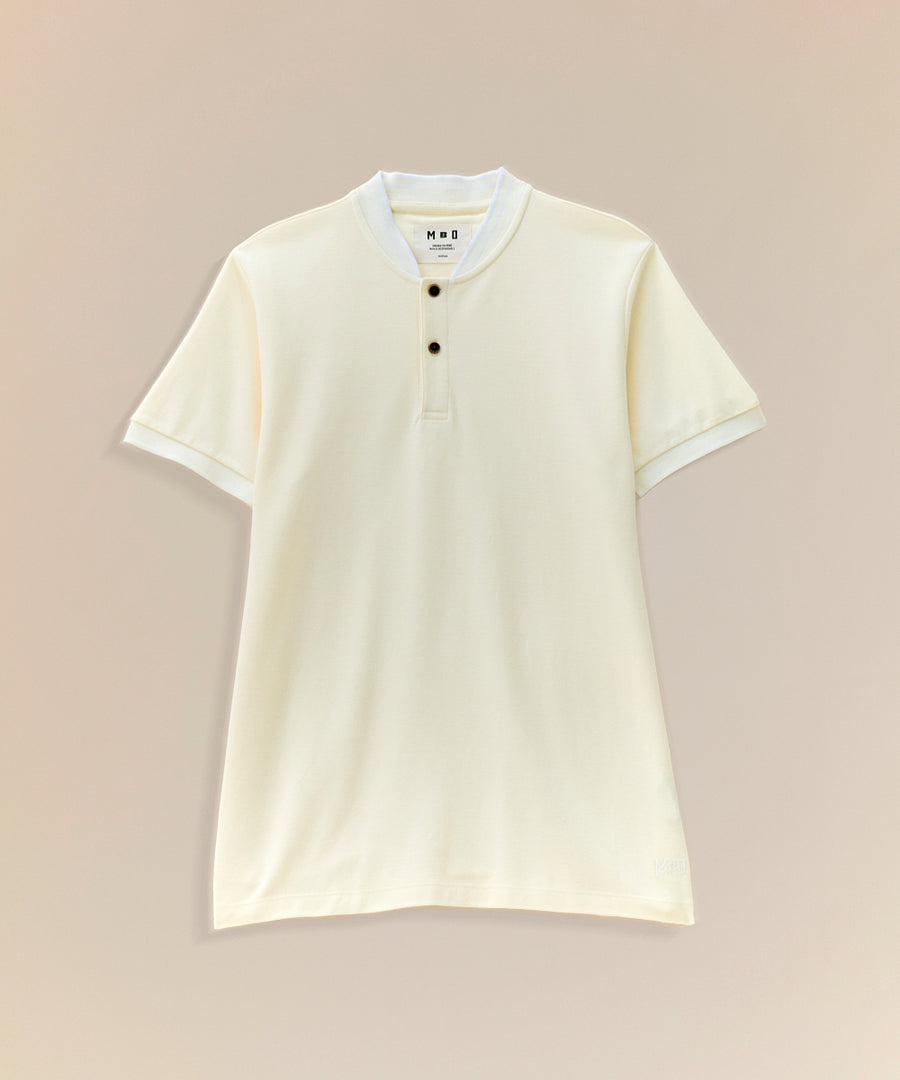 Polo Piqué Cuello Nerú Rectilíneo