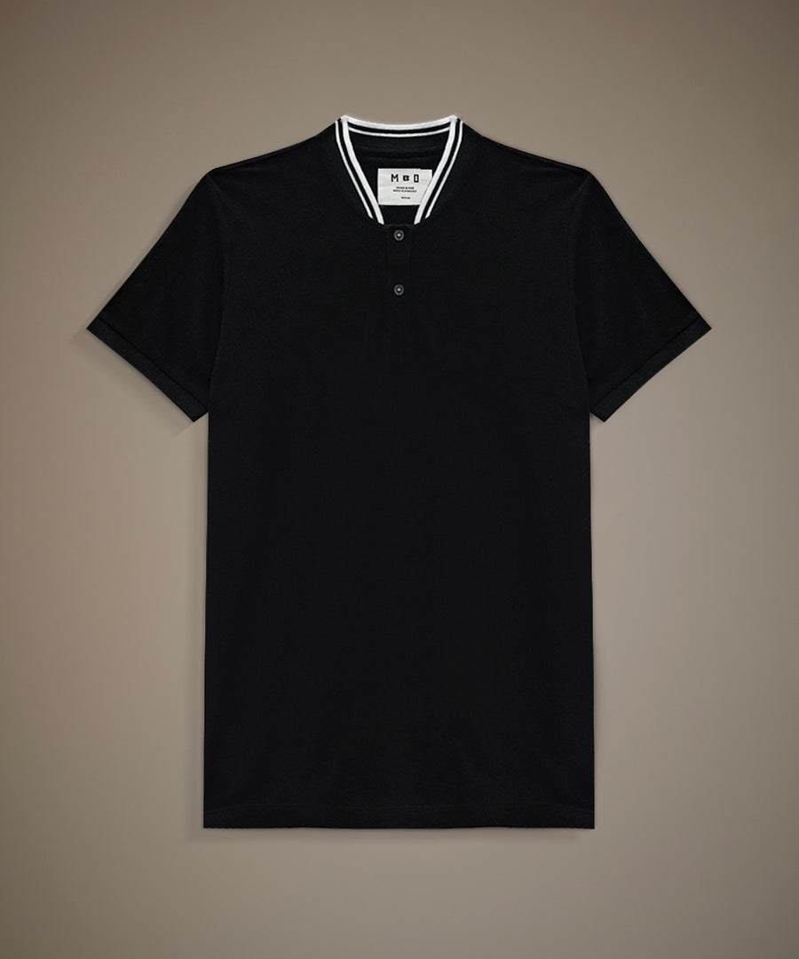 Polo Piqué Cuello Nerú Rectilíneo