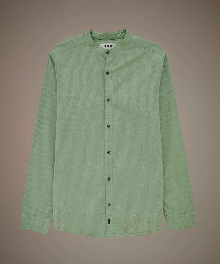 Camisa Seersucker Cuello Nerú Classic Fit
