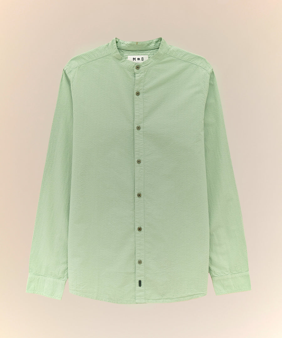 Camisa Seersucker Cuello Nerú Classic Fit