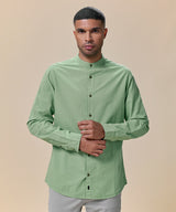 Camisa Seersucker Cuello Nerú Classic Fit