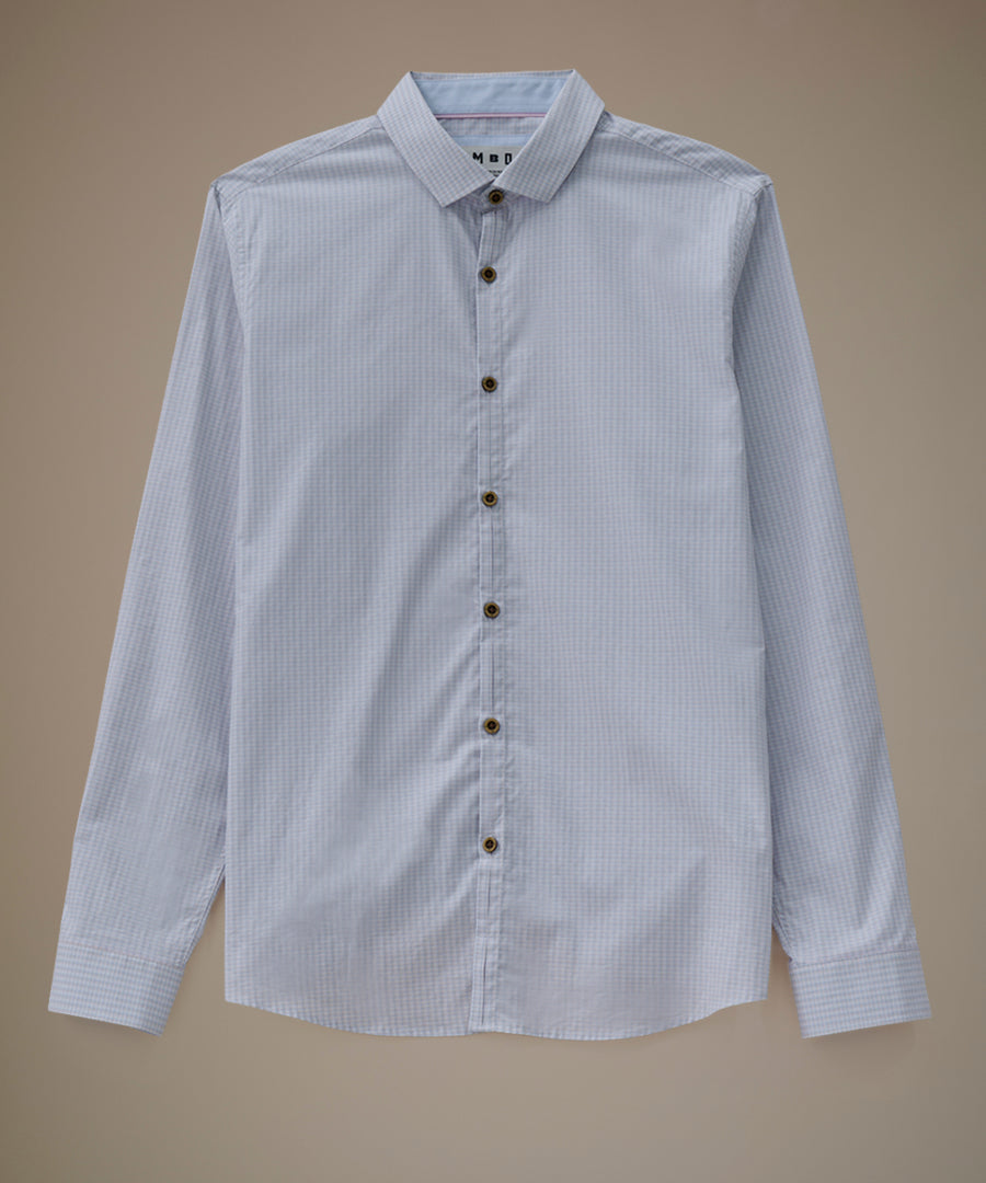 Camisa Pechera Ojal Classic Fit