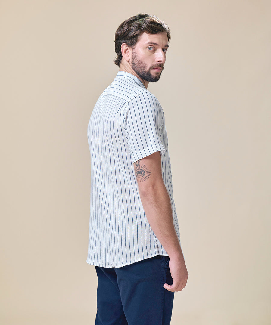 Camisa Look Lino Cuello Nerú