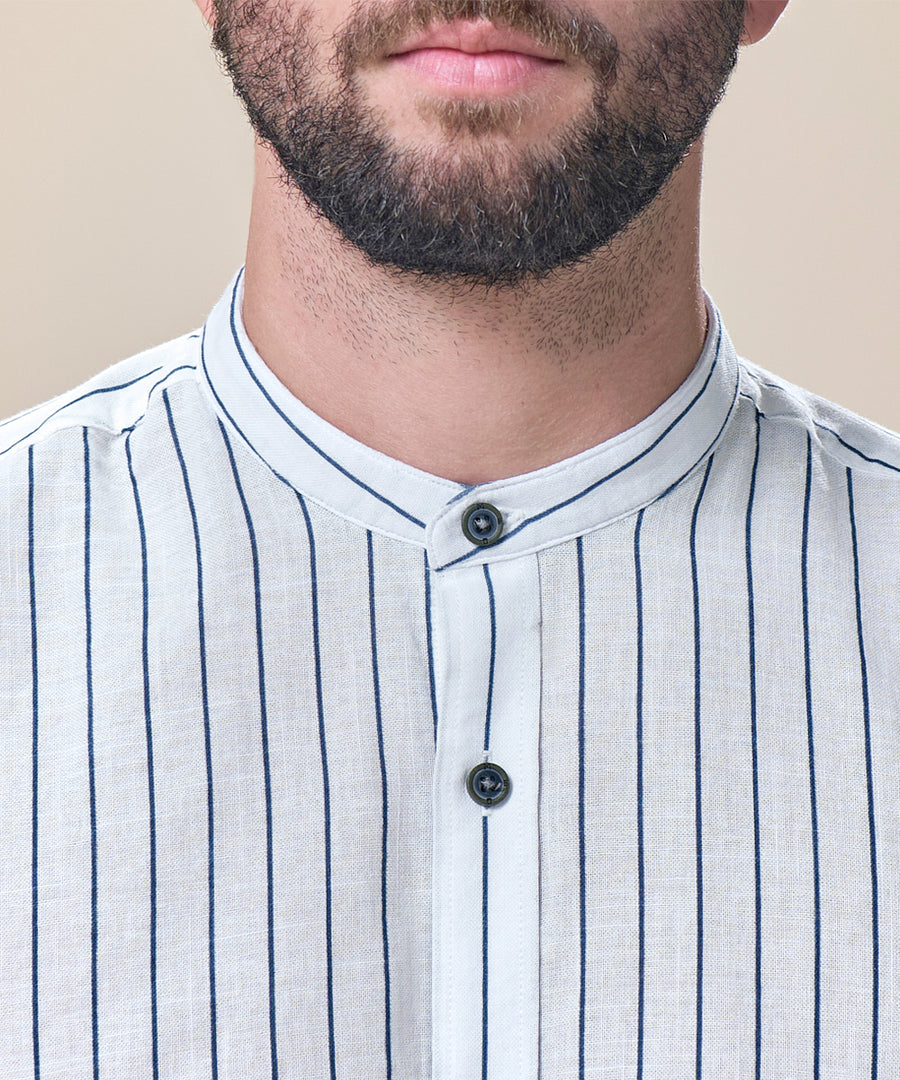 Camisa Look Lino Cuello Nerú