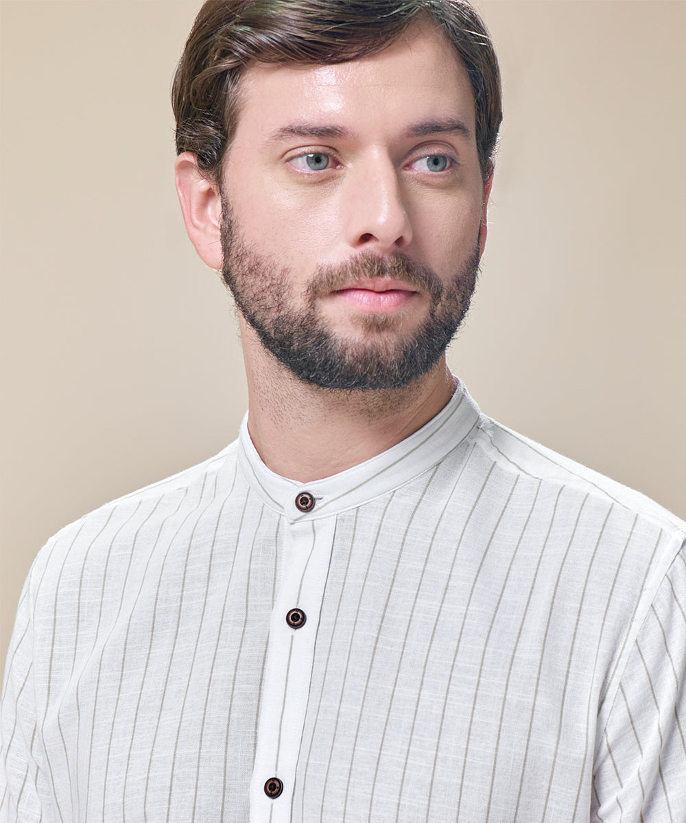 Camisa Look Lino Cuello Nerú