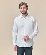 Camisa Pechera Ojal Classic Fit