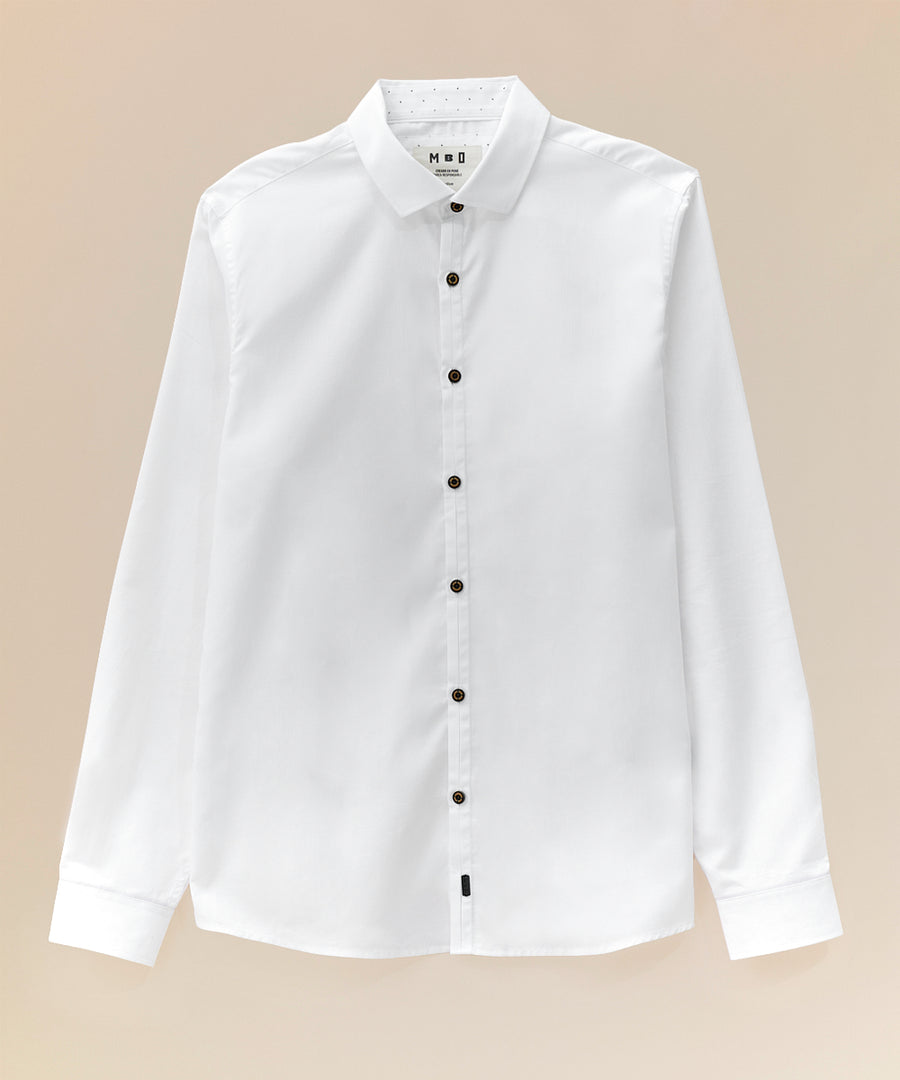 Camisa Pechera Ojal Classic Fit