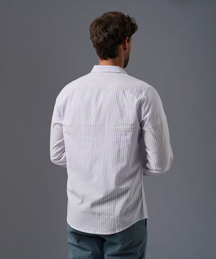 CAMISA MANGA LARGA POPELINA CUELLO SPREAD CLASSIC FIT OI26