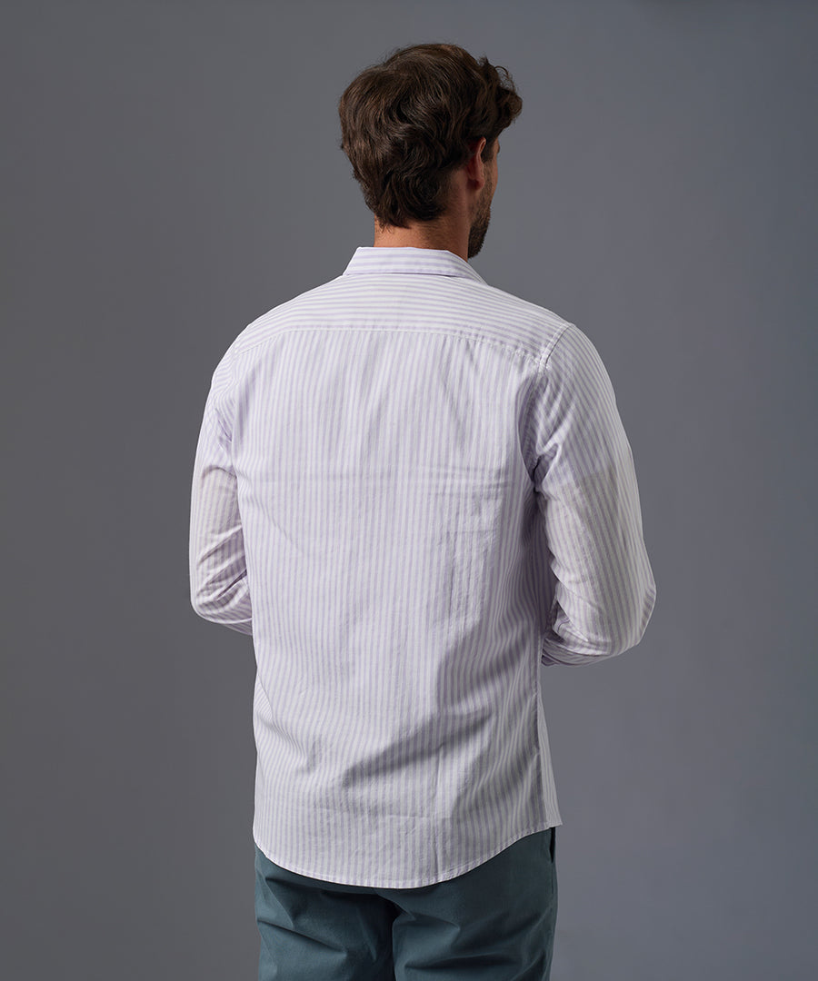 CAMISA MANGA LARGA POPELINA CUELLO SPREAD CLASSIC FIT OI26