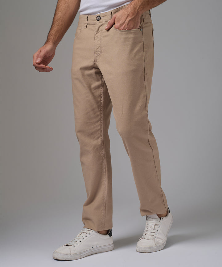 PANTALON BROKEN SLIM FIT AVELLANA PV26