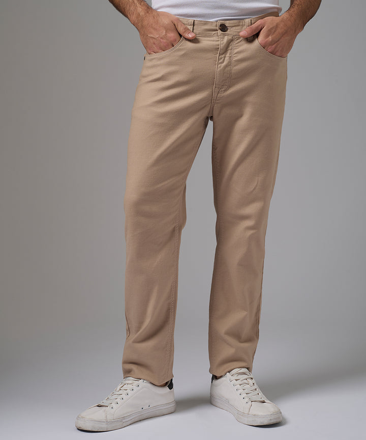 PANTALON BROKEN SLIM FIT AVELLANA PV26