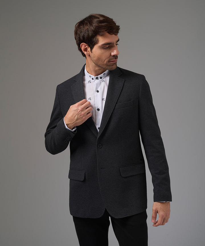 BLAZER PIQUE GRAFITO PV26