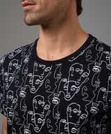 POLO MANGA CORTA JERSEY ESTAMPADO CARAS FULL PRINT AZUL PV26