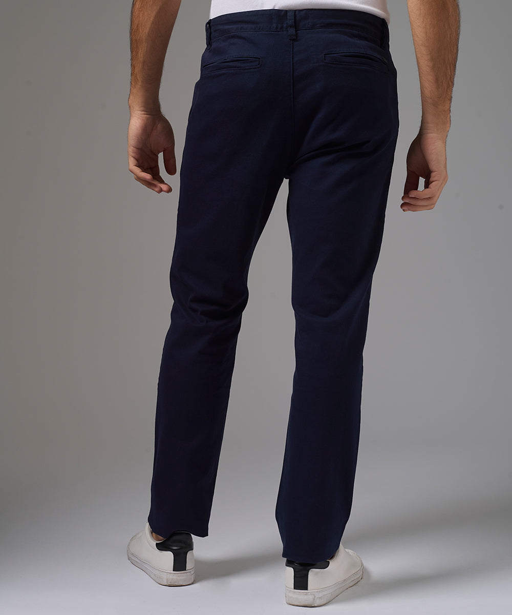 PANTALON DRILL FLAT FRONT SLIM FIT AZUL MARINO TT26
