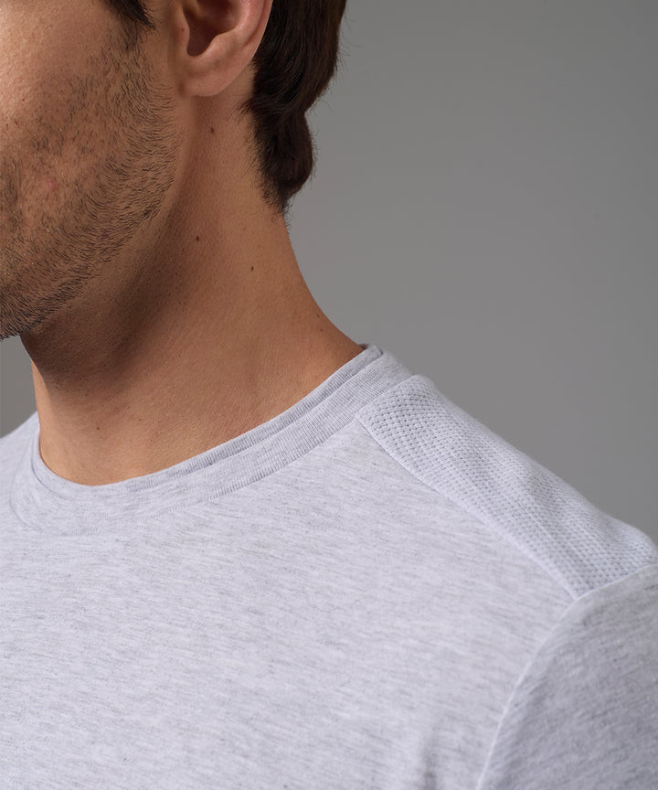 POLO MANGA CORTA JERSEY CUELLO REDONDO WAFER CANESU GRIS PV26