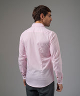 CAMISA MANGA LARGA PECHERA OJAL SLIM FIT ROSA PV26