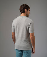 POLO MANGA CORTA PET CUELLO BOX SIN BOTON GRIS PV26