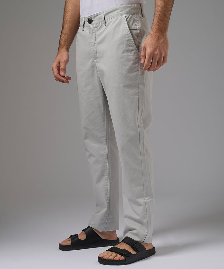 PANTALON DRILL SLIM FIT GRIS PV26