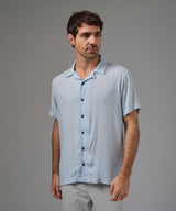 CAMISA MANGA CORTA CUELLO RESORT CLASSIC FIT CELESTE PV26