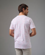 POLO MANGA CORTA JERSEY ESTAMPADO CARAS FULL PRINT BLANCO PV26