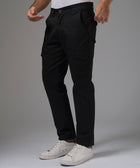 PANTALON DRILL LOOK CARGO SLIM FIT NEGRO PV26