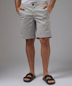 BERMUDA DRILL CON ELASTICO CLASSIC FIT GRIS PV26