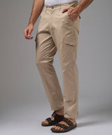 PANTALON DRILL LOOK CARGO SLIM FIT BEIGE PV26