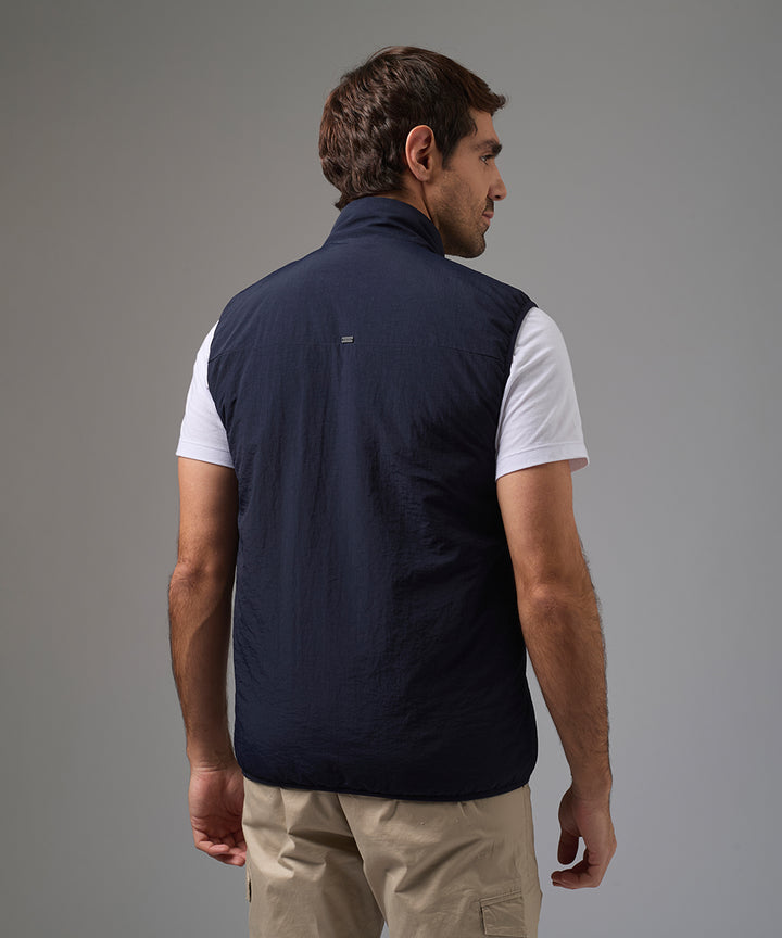 CHALECO IMPERMEABLE LIGERO AZUL MARINO PV26