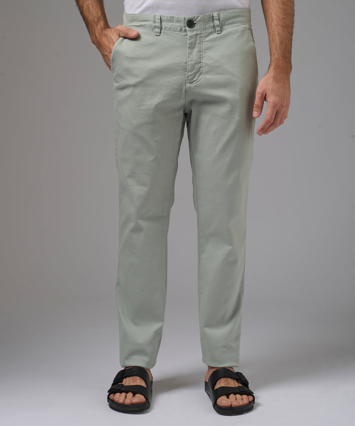 PANTALON DRILL FLAT FRONT SLIM FIT GRIS TT26