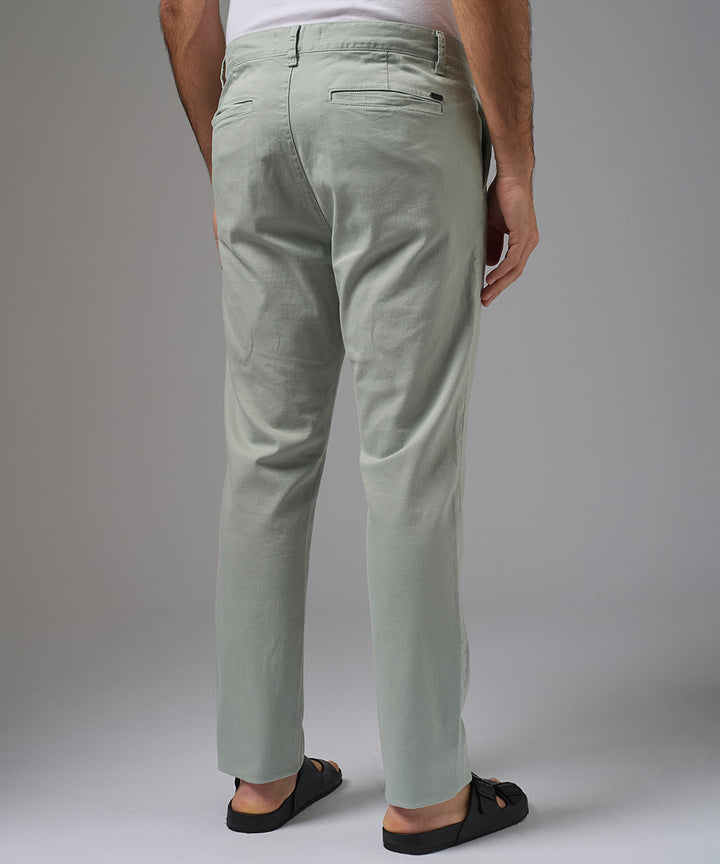 PANTALON DRILL FLAT FRONT SLIM FIT GRIS TT26
