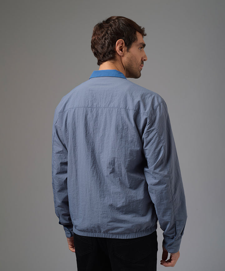 CASACA IMPERMEABLE REVERSIBLE PLOMO PV26