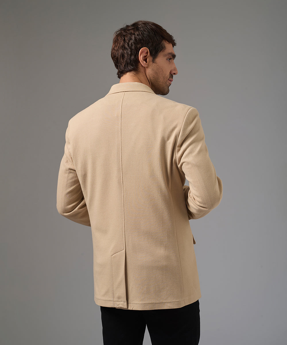 BLAZER PIQUE BEIGE PV26