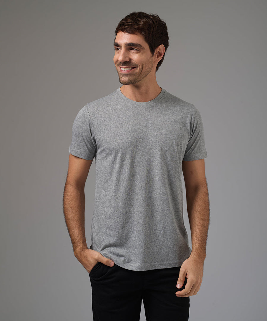 POLO MANGA CORTA JERSEY CUELLO REDONDO BASICO