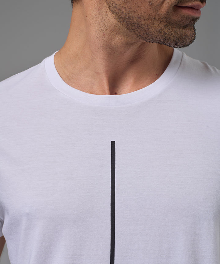POLO MANGA CORTA JERSEY ESTAMPADO SECTORIZADO BLANCO PV26
