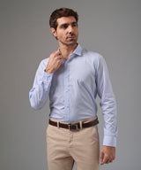 CAMISA DE VESTIR MANGA LARGA ALGODÓN CUELLO SPREAD