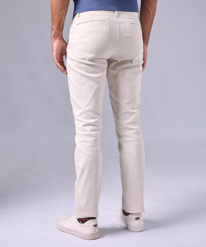 PANTALON DRILL FLAT FRONT SLIM FIT HUESO OI24