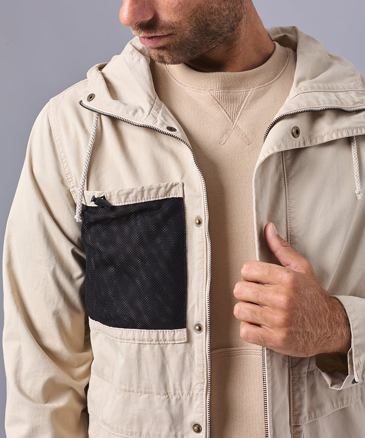 CASACA DRILL MULTIFUNCIONAL BEIGE OI24